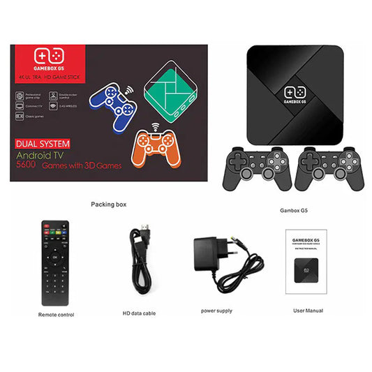 G5 Dual-System Retro Game Hub with Wireless Controller